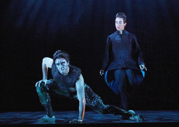 Mathew Lehmann and Andre Santos in Beauty & the Beast. Photo: Sergey Pevnev.